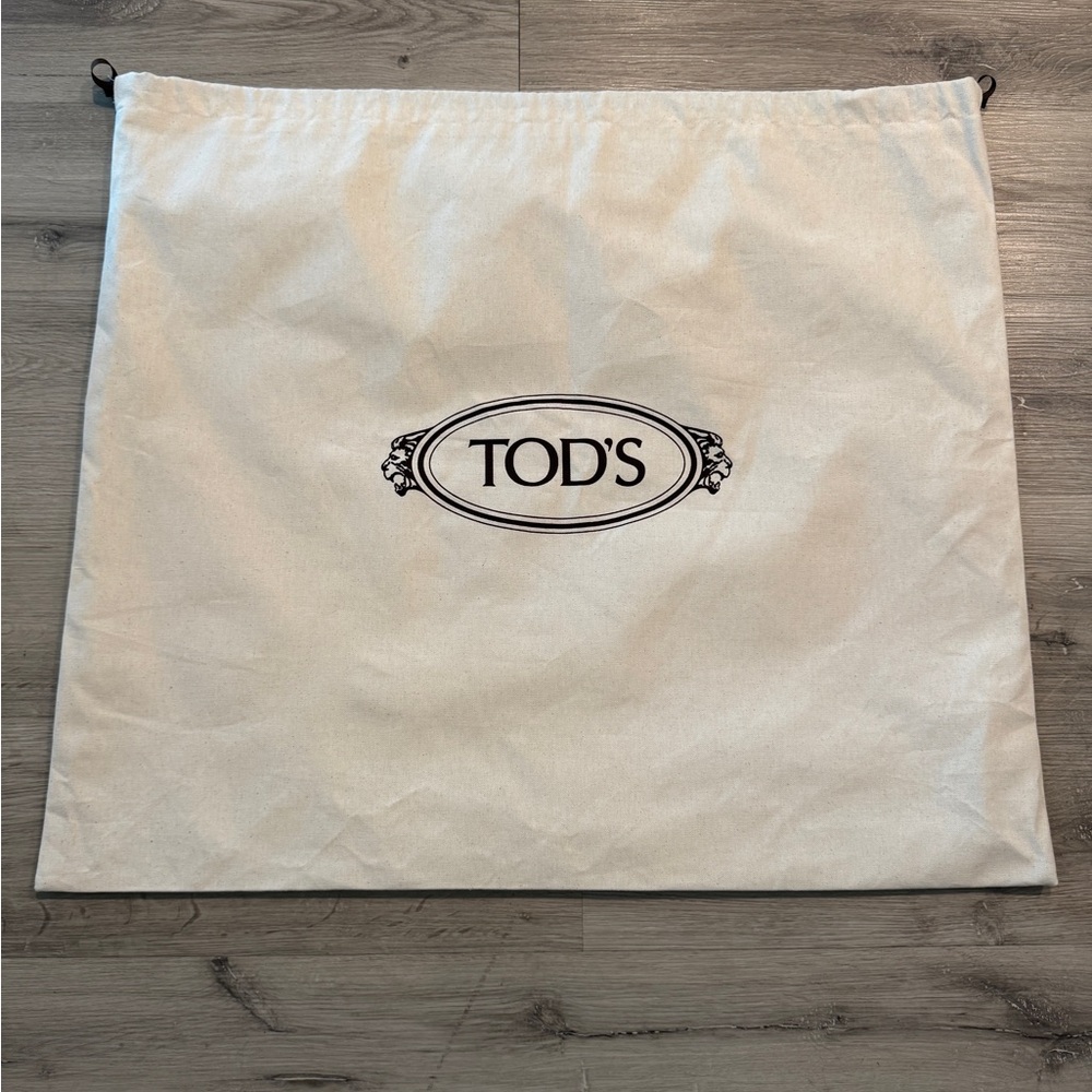 Tod's Cream Logo Dust Bag